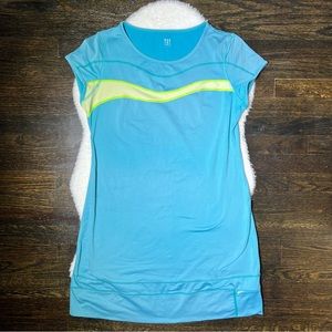 Title 9 Ocean Wave Boardwalk Thermalete Fabric Regulator Dress Large